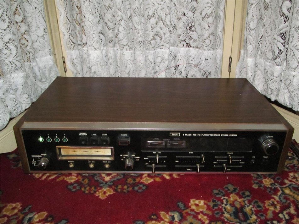 Sears 8-Track Stereo Recorder FM/AM/FM/Multiplex System Receiver, #28495, #C-577-40800
