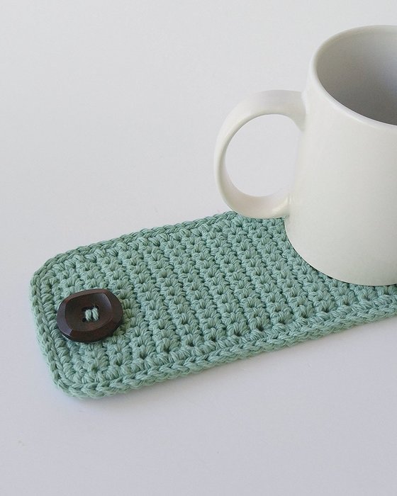 Coffee Mug Cozy Cotton Seabreeze N3