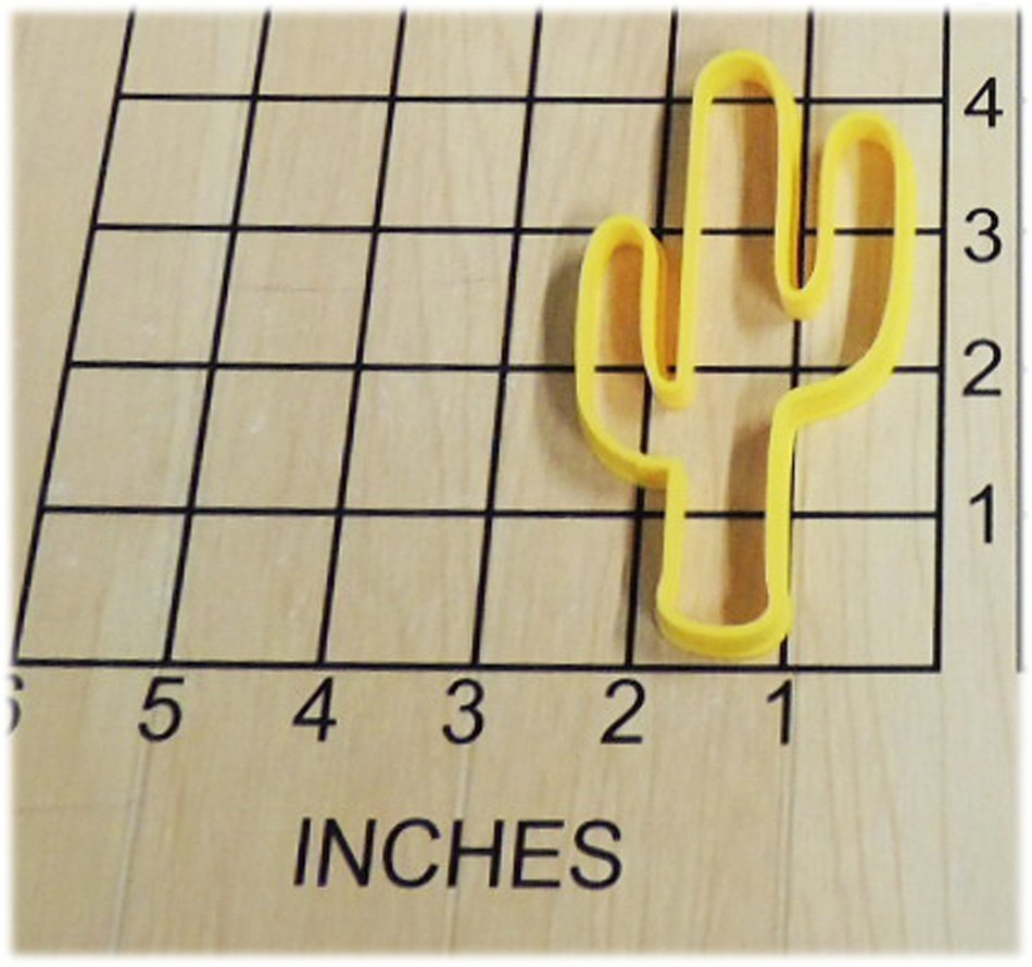 Desert Cactus Fondant Cookie Cutter and Stamp #1360