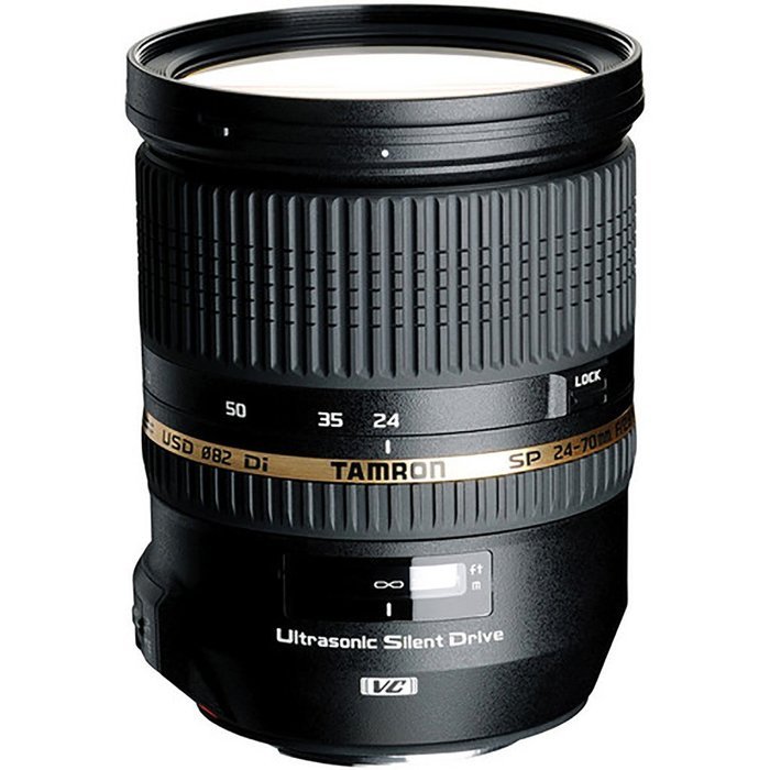 Tamron 24-70mm 2.8 VC Lens for Canon Cameras + 32GB Class 10 High Speed Memory Card + 4PC Macro Kit + UV-CPL-FLD... N2