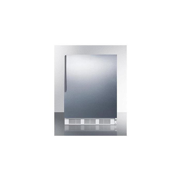 AccuCold VT65M7BISSHVADA 24" ADA Compliant Upright Freezer with 3.5 cu. ft. Capacity Adjustable Thermostat One...