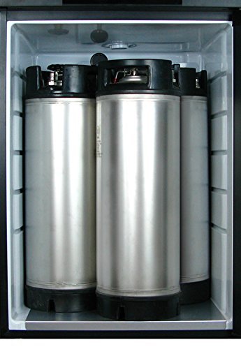 Kegco Homebrew Kegerator Triple Faucet Ball Lock Keg Dispenser Black