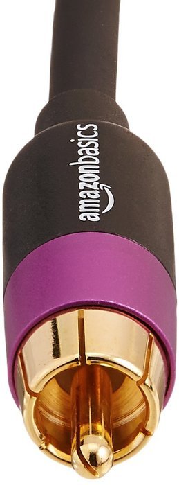 AmazonBasics Subwoofer Cable - 50 Feet N20