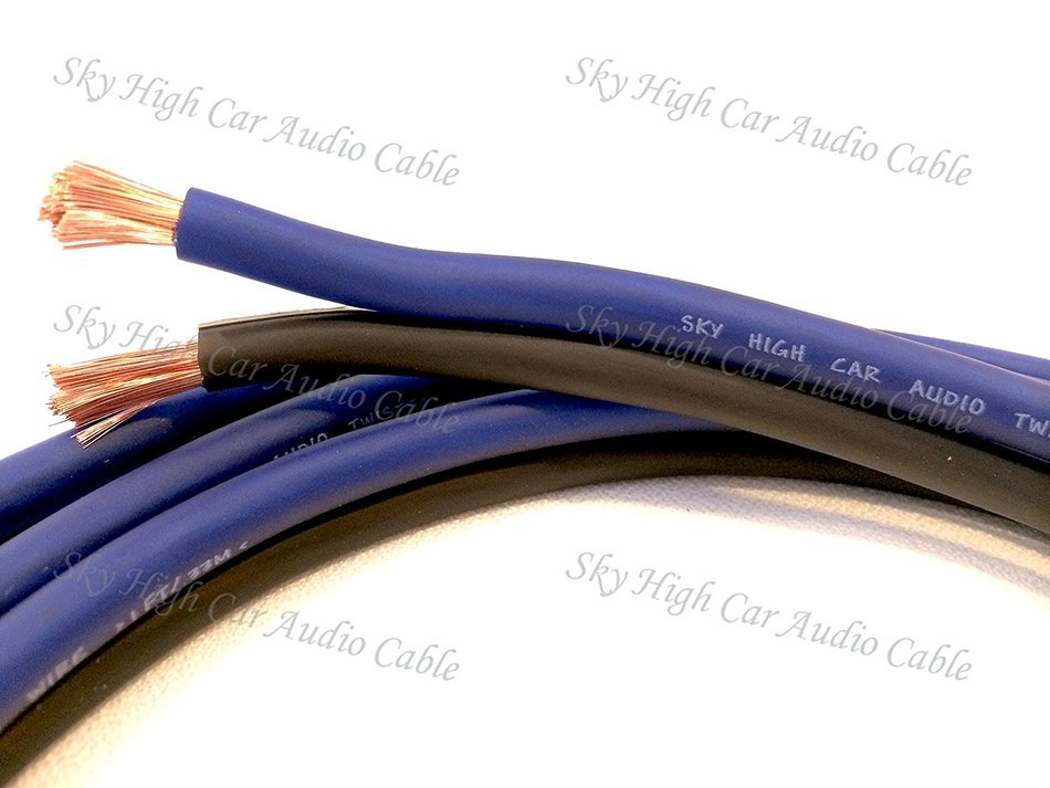 25' feet TRUE 8 Gauge AWG CCA Speaker Wire Car Home Audio
