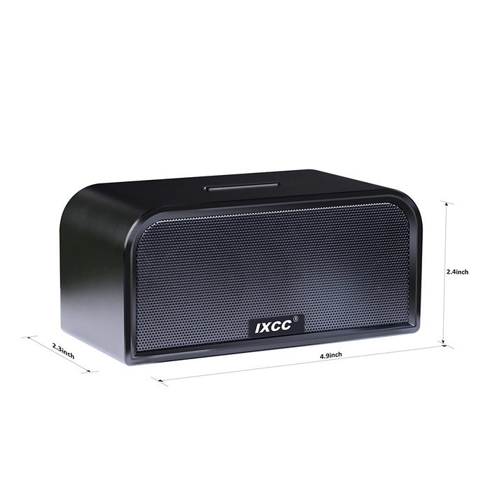Bluetooth Speaker, iXCC Portable Wireless Dual-Driver Bluetooth 4.0 Stereo Speaker with Enhanced HD Bass, Built-in... N8