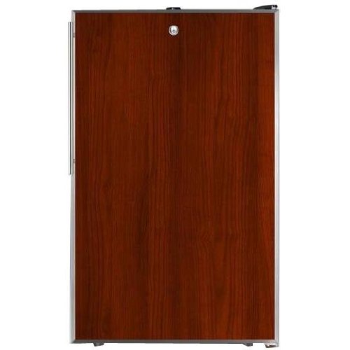 Summit FS408BLBIFR: 20" wide built-in undercounter all-freezer, -20(degree) C capable with a lock and stai