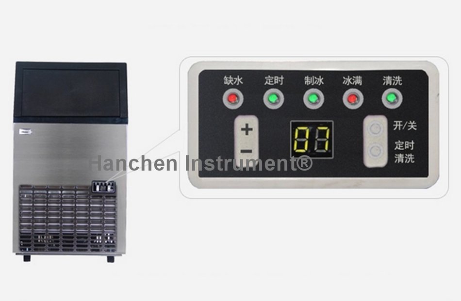 Hanchen Instrument&reg; Stainless Steel Commercial Ice Machine Smart Ice Maker 68KG/24h