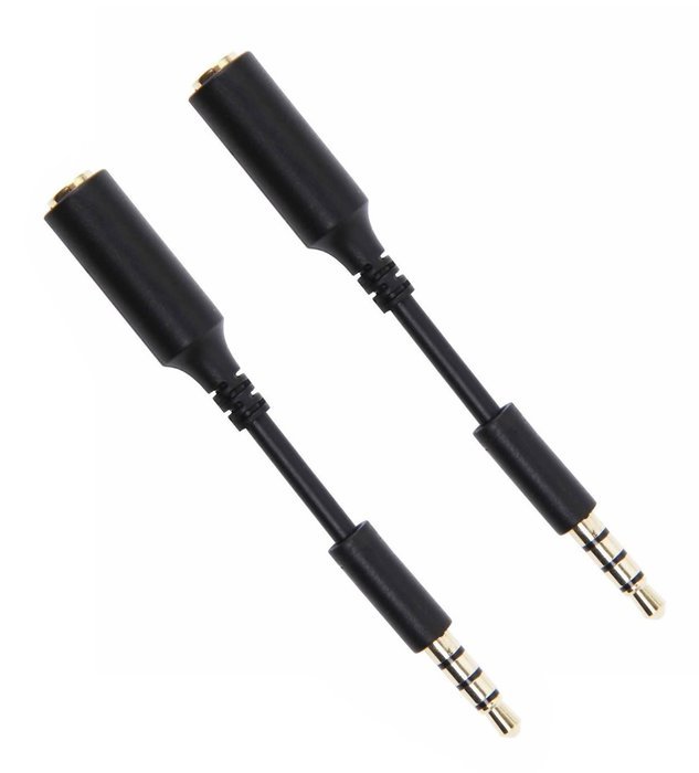 3.5mm Headset Audio Jack Extender for Battery Charger Case for iPhone and Android Smartphones and Tablets; 3.5mm... N3