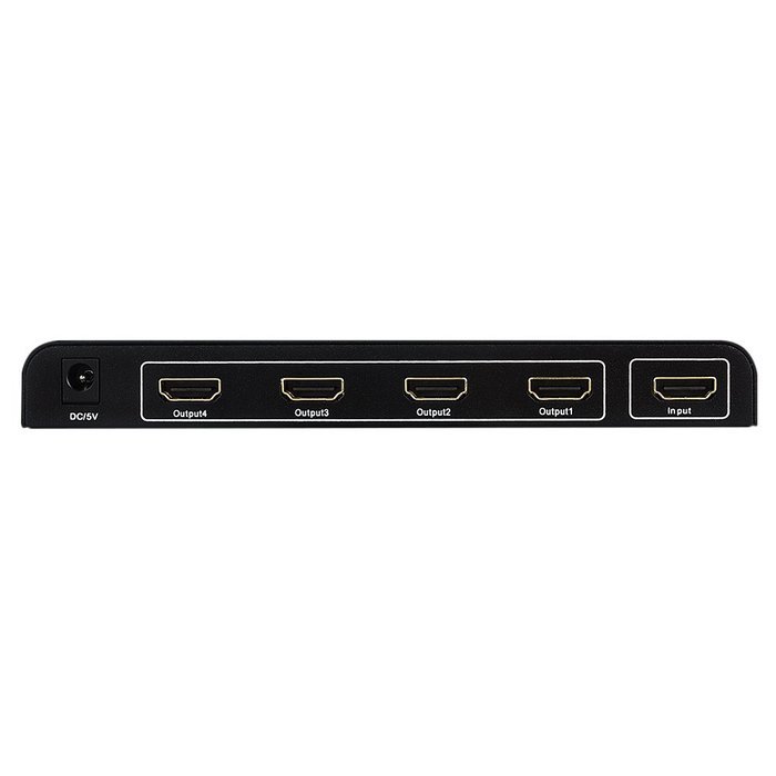 MALLCROWN 3D 1080P 4 Pport Hdmi Splitter with ac power adapter,Black N2