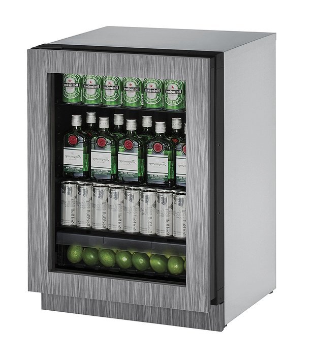 U-Line U2224RGLINT01A Built-in Compact Refrigerator, 4.9 cu. ft., Stainless Steel