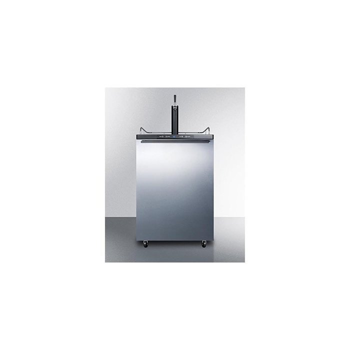 Summit SBC635MSSHH Freestanding Residential Beer Dispenser, Auto Defrost with Digital Thermostat, Stainless Steel...