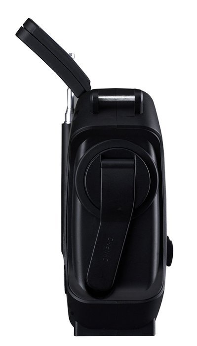 Kaito KA500IP-BLK Voyager Solar/Dynamo AM/FM/SW NOAA Weather Radio with Alert and Cell Phone Charger, Black N3