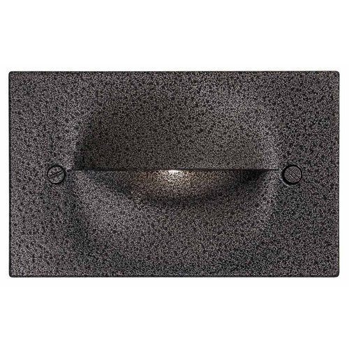DVI Lighting DVP10707HB Indoor/Outdoor Steplight with No Shades, Hammered Black Finish by DVI