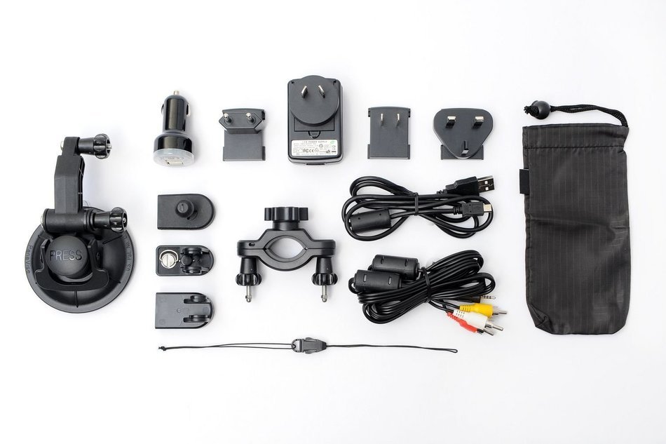 iON Speed Pro 14MP 1080p Full HD WIFI Waterproof Action Camera w/ Automotive and Bike Mounts + Floating Strap,... N3