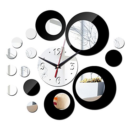 EverTrust(TM) new fashion diy wall sticker clock home decoration modern style furniture sofa background acrylic...