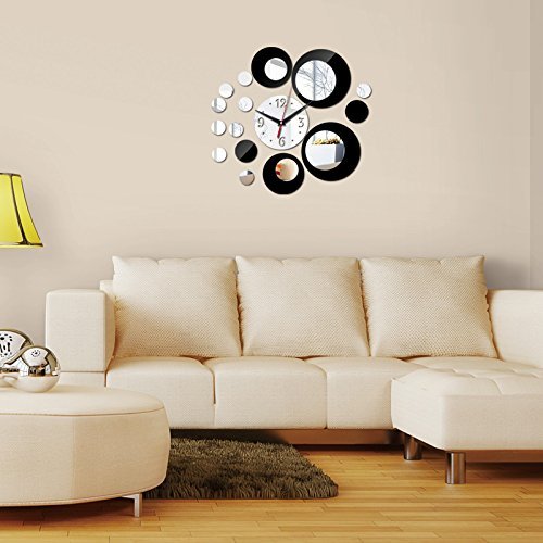 EverTrust(TM) new fashion diy wall sticker clock home decoration modern style furniture sofa background acrylic... N2