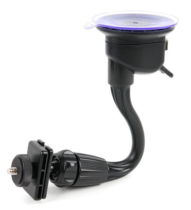 DURAGADGET Non-Shake Bendy Arm Suction Mount For Midland XTC-260VP3, Intova Sport Pro HD Video Camera, HDPRO 1... N5