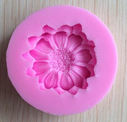 HSE Beautiful Flower Shape Fondant Cake molds soap chocolate mould for the kitchen baking