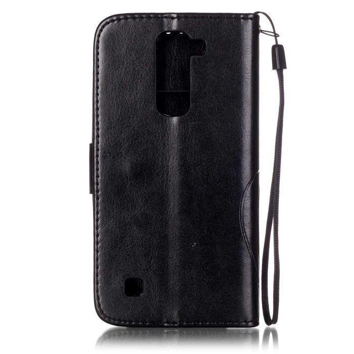 LG K7 Case, LG K7 Wallet Case,PHEZEN Cute Bear Don't Touch My Phone Design PU Leather Wallet Case Stand Flip Case... N27