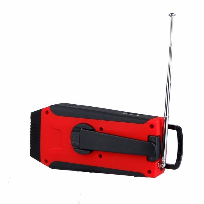 OUTERDO Dynamo Emergency Survival Solar Hand Crank Self Powered AM/FM/NOAA Weather Radio, LED Flashlight,Phone... N25