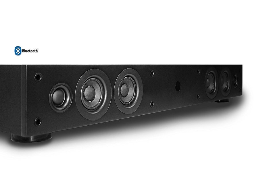 OSD Audio SP2.1 Soundplatform 2.1 Bluetooth Tabletop Soundbar with Built-in Subwoofer Surround Sound System N3