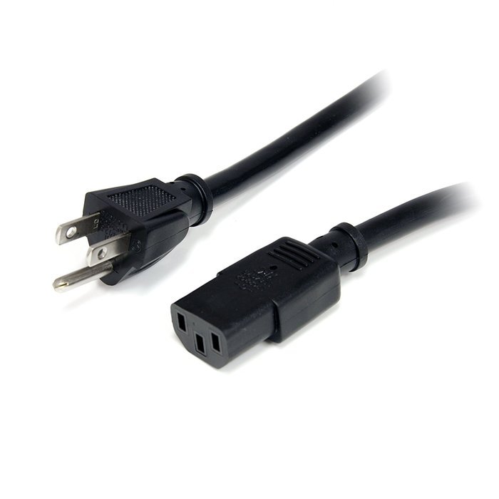 StarTech.com PXT101_10 10-Feet Standard Computer Power Cord - NEMA5-15P to C13 N6