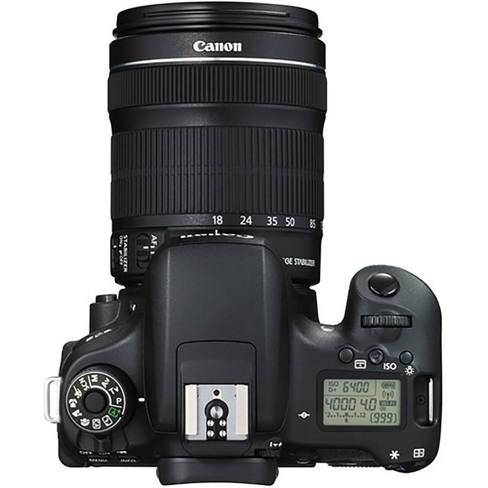 Canon EOS T6s DSLR Camera + Canon EF-S 18-135mm IS STM Lens + Digital Camera Flash + 0.43x Wide Angle Lens + 2.2x... N3