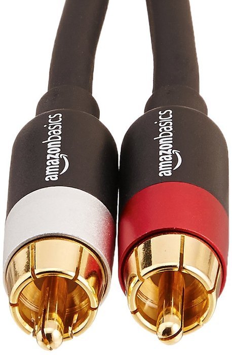 AmazonBasics 2-Male to 2-Male RCA Audio Cable - 15 Feet N2