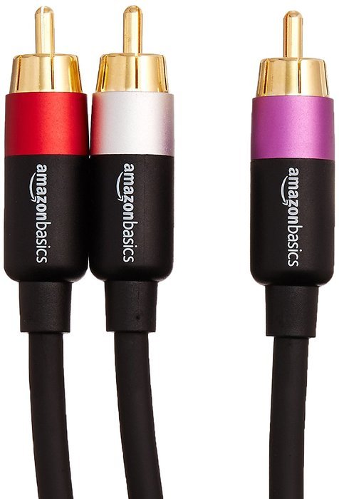 AmazonBasics 2-Male to 2-Male RCA Audio Cable - 15 Feet N4