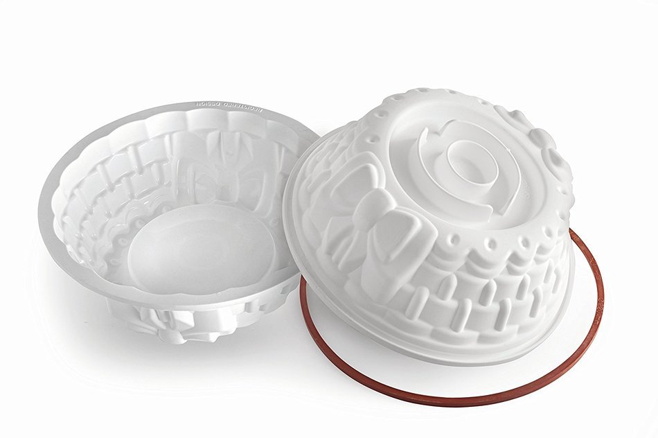 Silikomart SFT204 Silicone Let's Celebrate Bakeware Collection Cake Pan, Bear