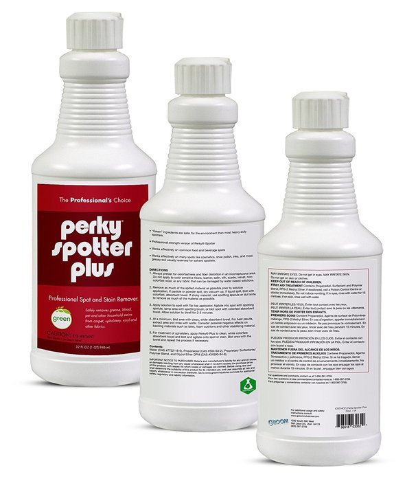 Perky Plus Stain Remover for Carpet, Cars, Clothes and Couches - 32 oz N3