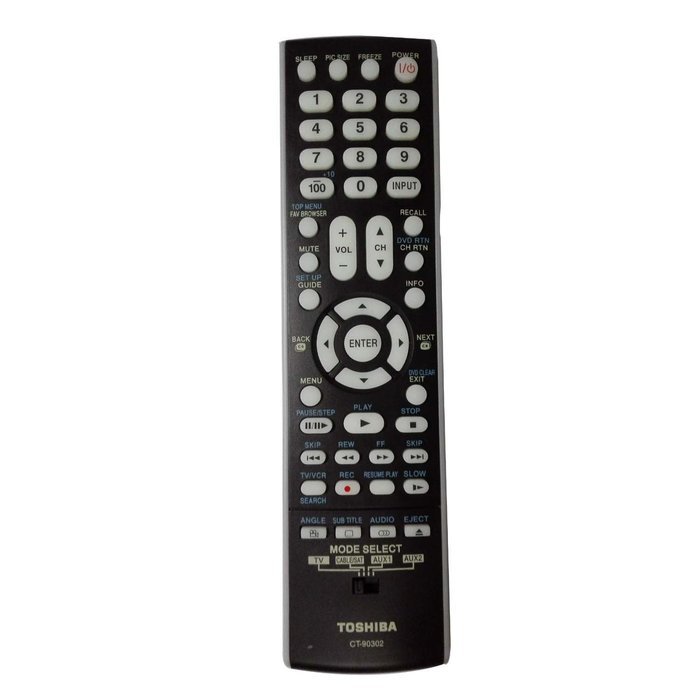 Toshiba CT-90 Universal LCD HDTV Remote Control N2