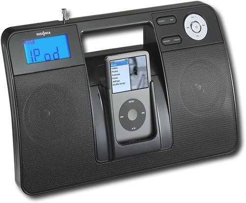 Insignia&trade; - ns-b3113b Boombox with AM/FM Radio and Apple&reg; iPod&reg; Dock