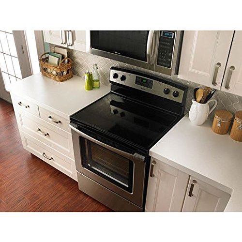 4.8 Cu. Ft. Electric Self Cleaning Range Finish: Stainless Steel N2