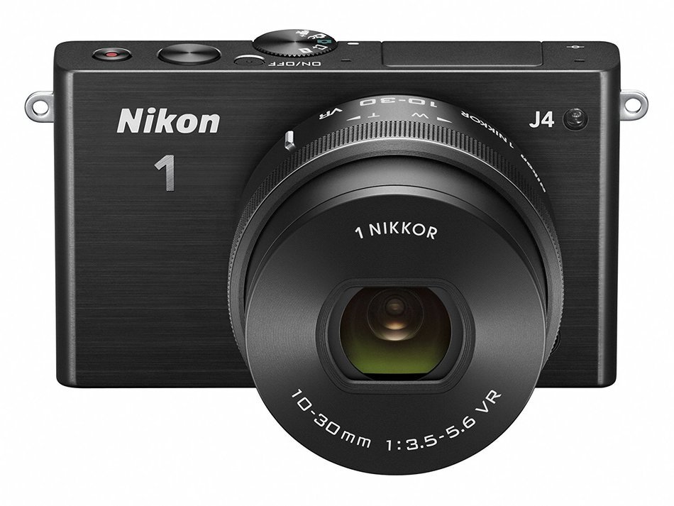 Nikon1 J4 Black Lens Kit - International Version N21