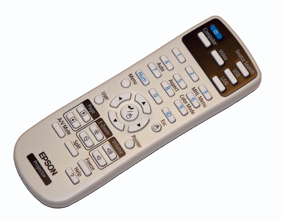 Epson Projector Remote Control: PowerLite 97H, PowerLite 98H, PowerLite 99WH, PowerLite 965H