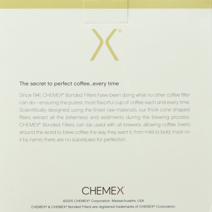 Chemex Pre Folded Circle Coffee Filter (100 Filters) N3