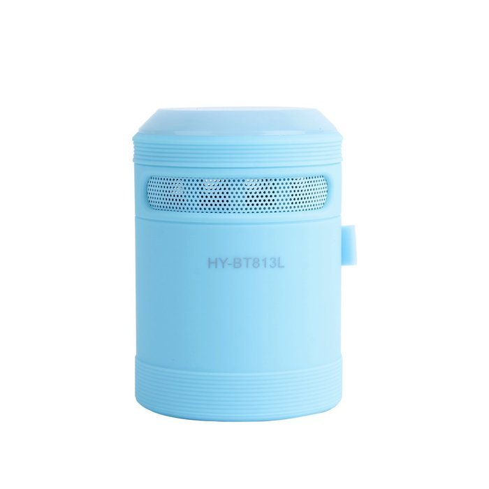HY-BT813L Mini bluetooth speaker color LED light/TF card/Voice call/blurtooth speaker BLUE