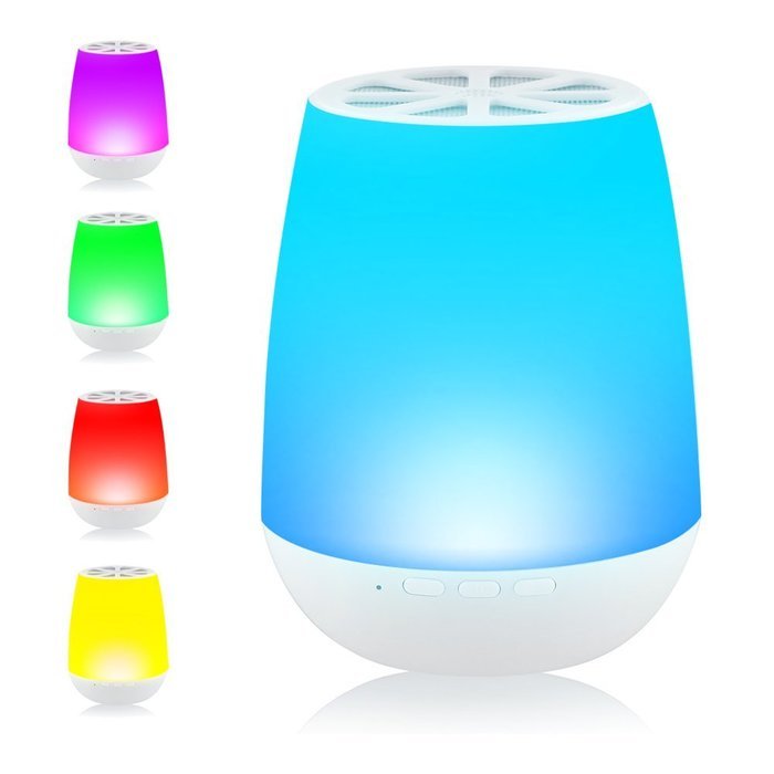 Igingko Bluetooth Speaker with LED Smart Table Lamp for Home Party Wedding(Hands-free Bluetooth Speakerphone,Music... N4