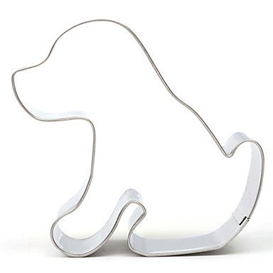 Y&XL&H Stainless Steel Dog Cookie Cutter Baking Mold Cake Fondant Decorating Mould Tools