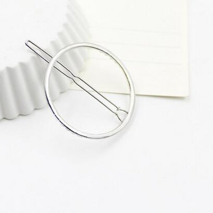 Yaheeda 4pcs Women Hair Clip Clamps Accessories,Barrette Gold Silver Metal Hair Clip Headband N3
