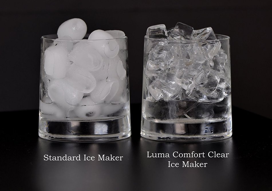 Luma Comfort IM200SS Portable Clear Ice Maker, 28-Pound