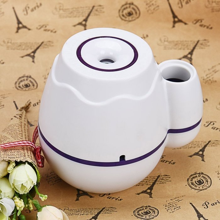 DZT1968 Ultrasonic Can flower arrangement Aroma LED Humidifier Air Diffuser Atomizer (Pink) N5