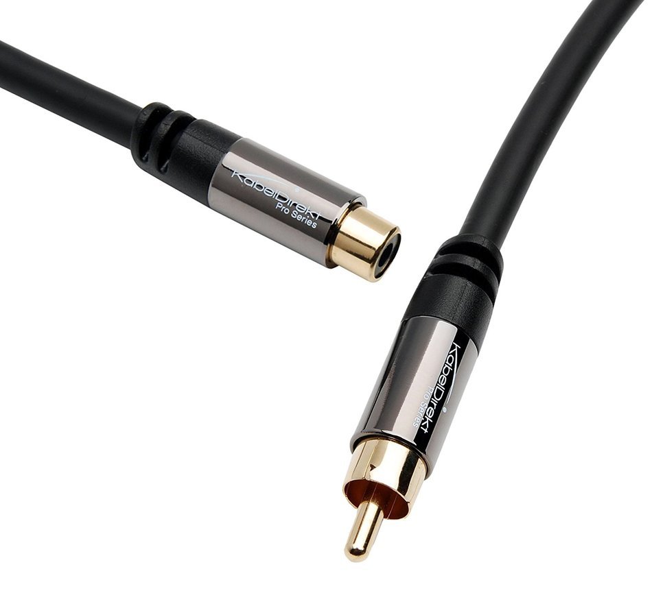 Kabeldirekt 10 Feet Rca Extension Cable Rca Male To Rca Female Pro Series N8 Free Image 0496