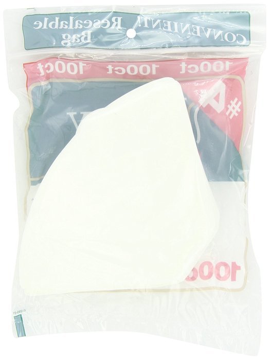 Brew Rite #4 Cone Coffee Filters, White Paper, 100-Count Bags (Pack of 8)