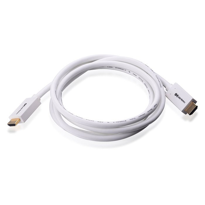 Cable Matters High Speed HDMI Cable with Ethernet in White 15 Feet - 3D and 4K Resolution Ready N6