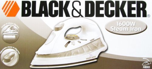 Black & Decker X850 1600W Steam Iron 220 Volt (Will Not Work in USA/Canada)