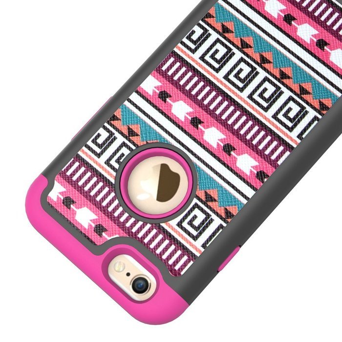 iPhone 6s Case, iPhone 6 Case, [4.7 Inch] by HLCT, Soft Interior Silicone Bumper & Hard Shell Solid PC Back, Shock-Absorption... N2