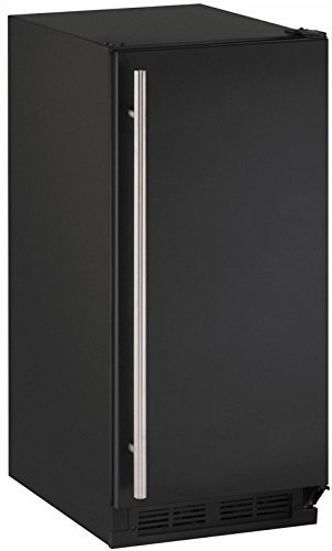 U-Line UBI1215B00A Undercounter Crescent Ice Maker, 15", Black