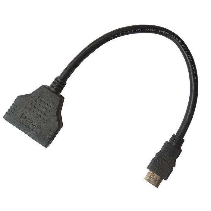 Valinks(TM) HDMI Male To Dual HDMI Female 1 to 2 Way Splitter Adapter Cable For HDTV,Support Two TVs The Same... N3